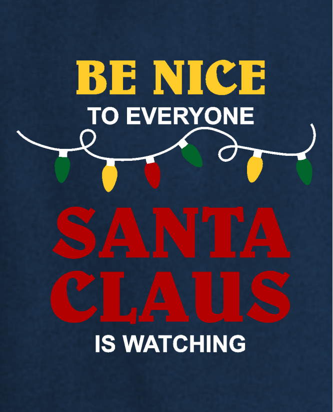 Santa claus is watching